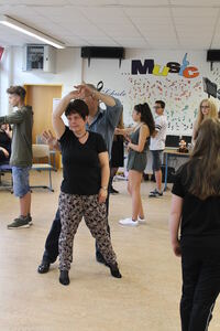 Tanzunterricht in der Fritz Philippi Schule