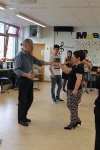 Tanzunterricht in der Fritz Philippi Schule